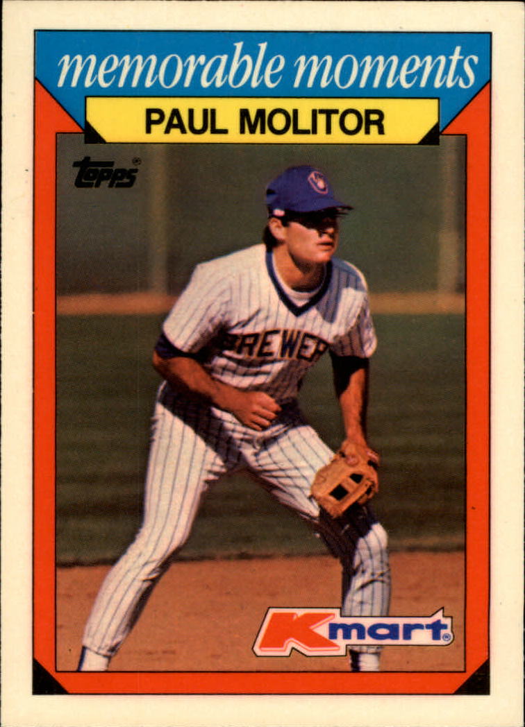 1988 K-Mart Baseball Cards     017      Paul Molitor